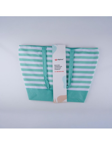 Alpina - Striped Beach Bag 49.3x16x34...