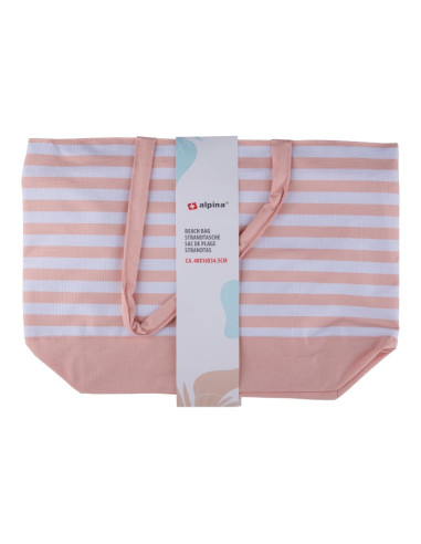 Alpina - Striped Beach Bag 49.3x16x34...