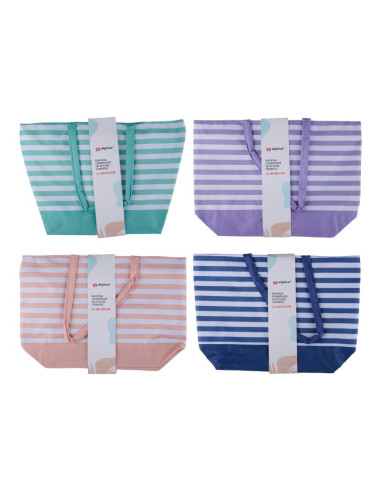 Alpina - Striped Beach Bag 49.3x16x34...