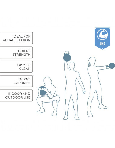 Umbro - Composite kettlebell 2 kg