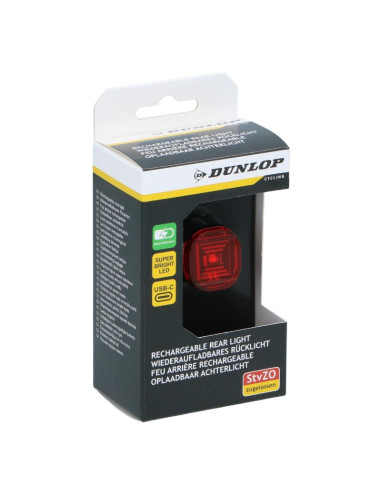 Dunlop - USB-C rechargeable LED rear...