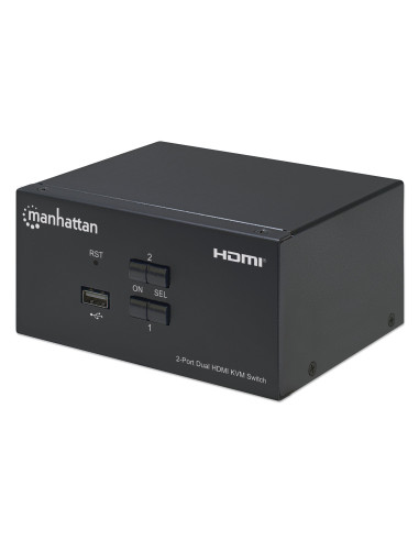 Switch KVM HDMI 2 porte Doppio monitor
