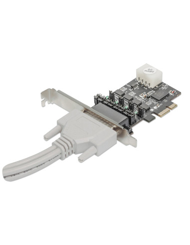 Scheda PCI Express 4 Porte DB9 RS-232