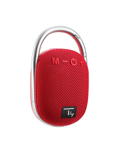 Mini Altoparlante Wireless BT V5.3 Speaker Luce LED Vivavoce TF USB Rosso