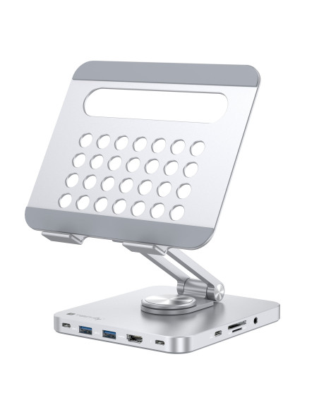 Supporto per Tablet Hub Docking Station USB-C&trade 8 in 1
