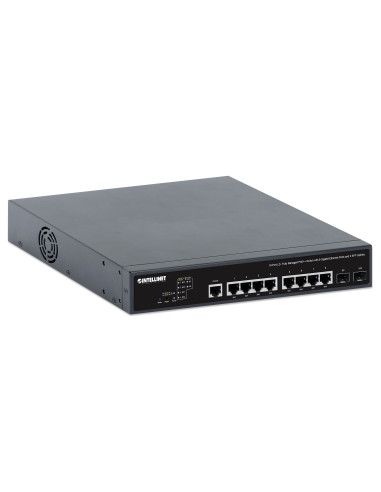 Switch PoE++ 10 porte L2 Fully Managed con 8 porte Ethernet Gigabit e 2 SFP Uplink