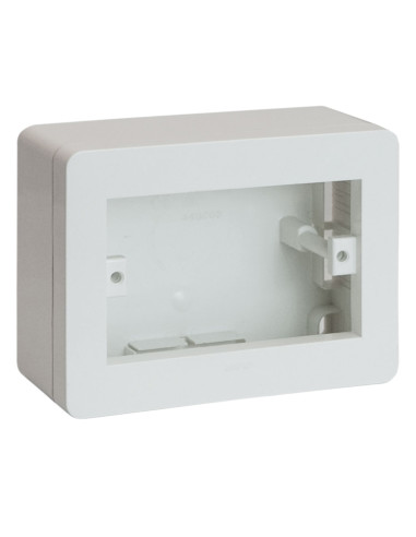 Scatola Universale IP40 per Minicanali 3 Moduli Bianco