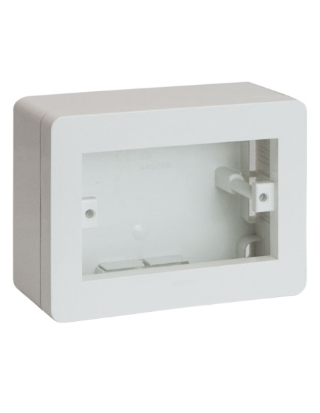 Scatola Universale IP40 per Minicanali 3 Moduli Bianco