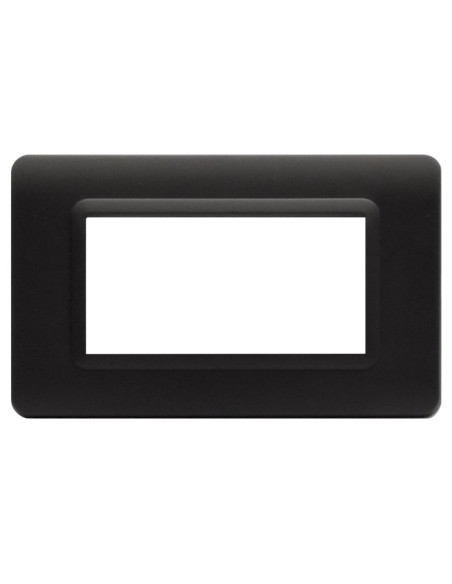 Placca Tecnopolimero S44 4 Moduli Grigio