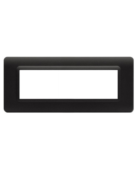 Placca Tecnopolimero S44 7 Moduli Grigio