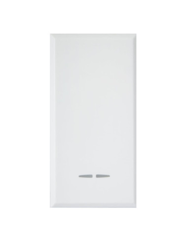 WHITEK S44 Interruttore con Gemma 1P 16AX Illuminabile 1 Modulo Bianco Opaco