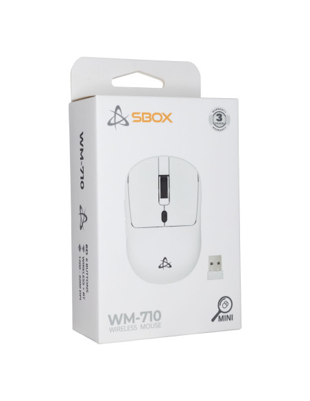 Mini Mouse Ottico Wireless 6D 3200 Dpi Bianco