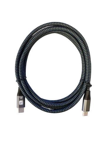 Cavo USB-C&trade Maschio 3.2 / USB-C&trade Maschio 3A 60W 1m Alluminio