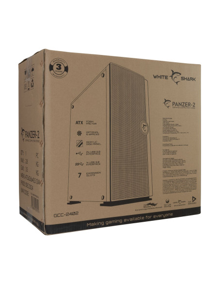 Case PC Chassis ATX Mid Tower Nero
