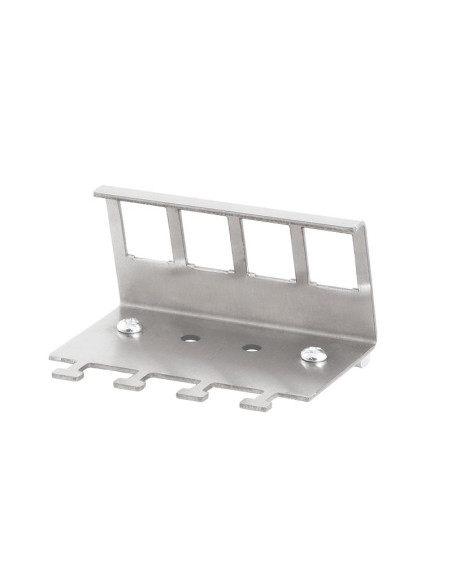 Adattatore per Modulo Keystone 4xRJ45 per Guida DIN