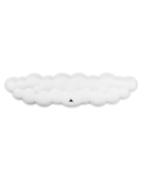 Cuscinetto Poggiapolsi in Memory Foam Nuvola da Tastiera Cumulus Bianco