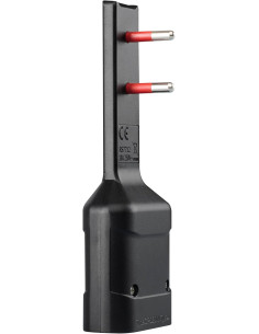 Spina Italiana Ultrapiatta USB tipo A e USB-C&trade 2P+T250V 10A 20W 2