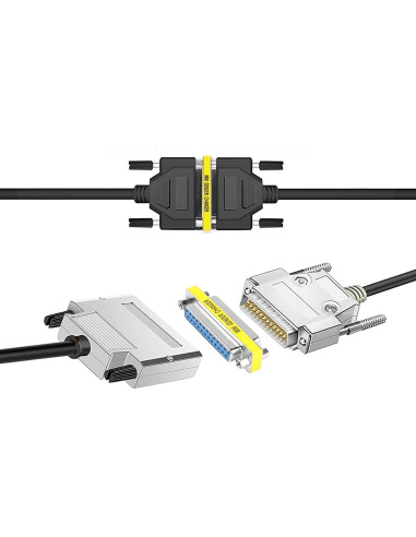 Adattatore Mini Gender Changer DB25 F/F