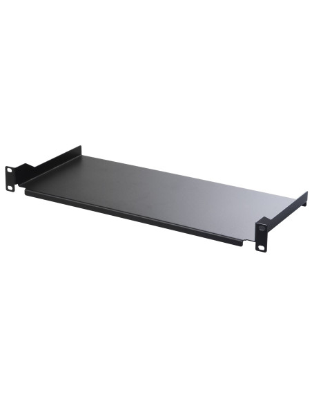 Mensola per Rack 19'' 200 mm 1U Nera 2 punti