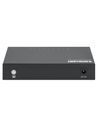 Switch Hub Ethernet 10/100Mbps 8 Porte Desktop in Metallo