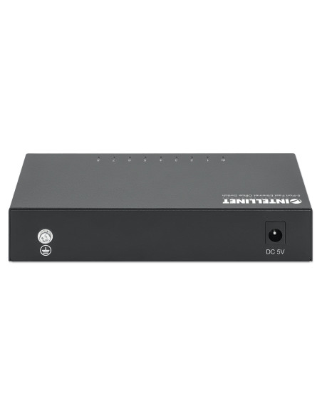 Switch Hub Ethernet 10/100Mbps 8 Porte Desktop in Metallo
