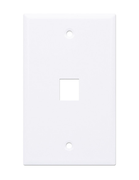 Placca Porta Frutti 1 Posto Mod.503 Bianco