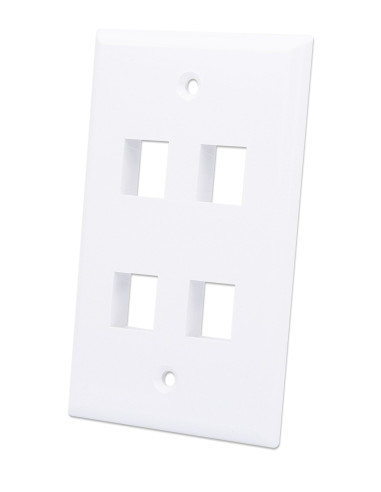 Placca Porta Frutti 4 Posti Mod.503 Bianco