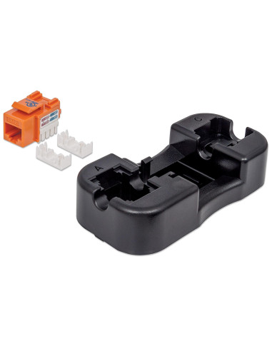 Frutto Keystone RJ45 Cat.6 UTP non schermato Arancione