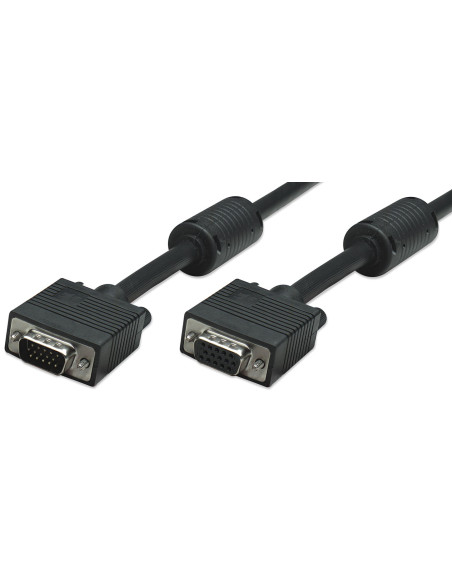 Prolunga SVGA con ferrite Maschio/Femmina 20 mt