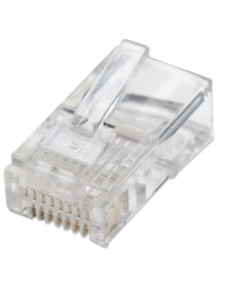 Confezione 100 Plug RJ45 UTP per Cavo Flessibile Cat.5E
