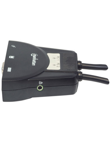 Mini KVM Switch 2 Porte USB con Audio