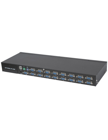 KVM Switch 16 porte combo USB + PS/2