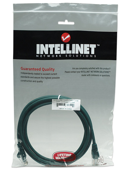 Cavo di rete Patch CCA Cat. 5e Verde UTP 3 mt