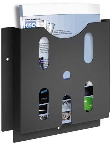 Tasca Porta Documenti per Armadi Rack Nero