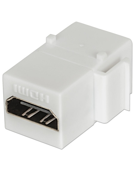 Adattatore Keystone HDMI F/F Tipo A per Pannelli Patch Bianco
