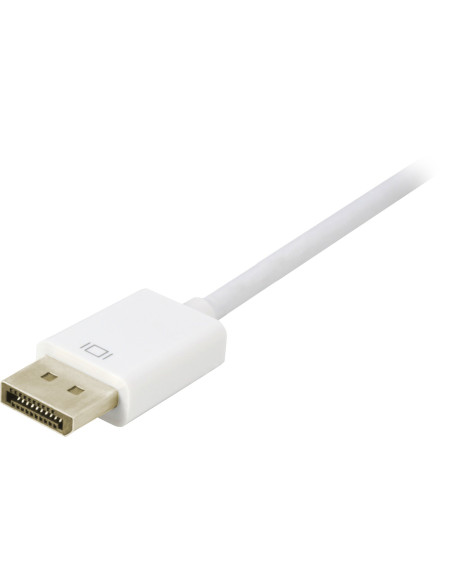 Adattatore DisplayPort 1.2 Maschio / DVI Femmina 15cm Bianco