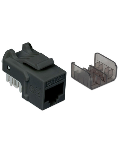 Frutto Keystone RJ45 Cat6A UTP 10 Gigabit Nero