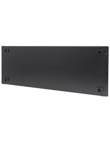 Pannello Cieco Toolless a Clip per Armadi Rack 19'' 4U Nero