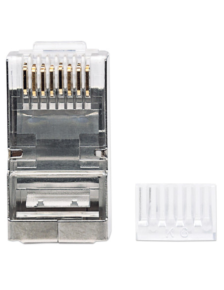 Set da 90 Plug Modulari Pro Line RJ45 Cat.6 STP