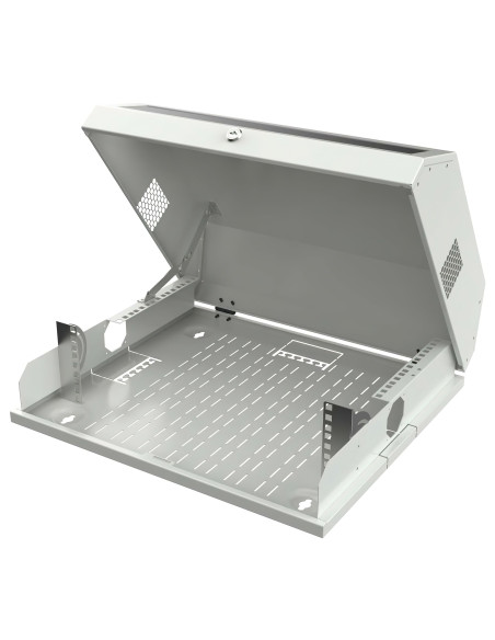 Armadio a muro 19'' Flat 9 Unit&agrave Grigio