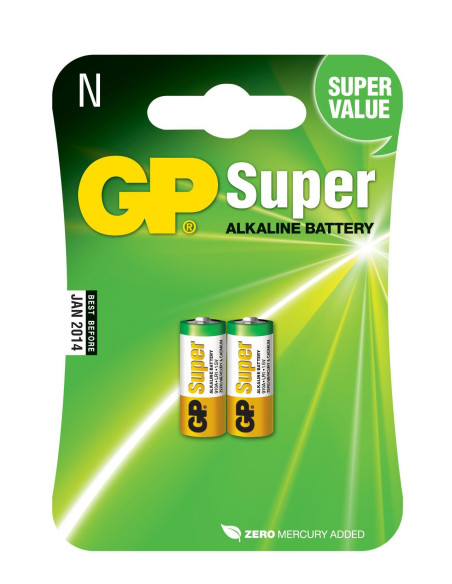 Blister 2 Batterie N/LR1/Lady GP Super