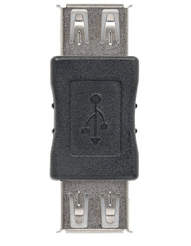 Adattatore USB-A Femmina USB-A Femmina Nero