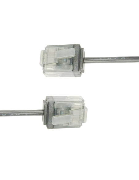 Cavo di rete Patch in Rame Ultra Slim Cat.6 Grigio UTP 2 m
