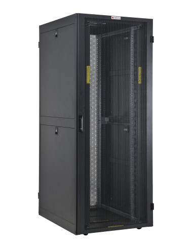 Armadio NetRack 19'' 600x1000 42 Unit&agrave Ventilato Nero da Assemblare