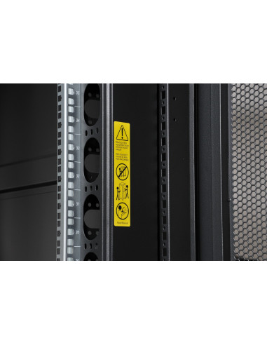 Armadio NetRack 19'' 600x1000 42 Unit&agrave Ventilato Nero da Assemblare