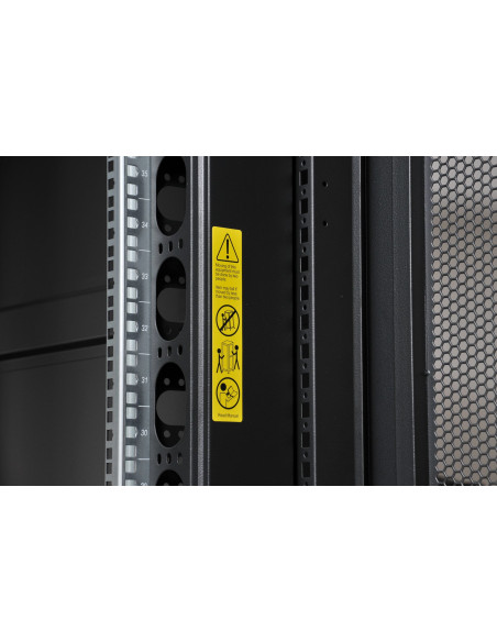 Armadio NetRack 19'' 600x1000 42 Unit&agrave Ventilato Nero da Assemblare