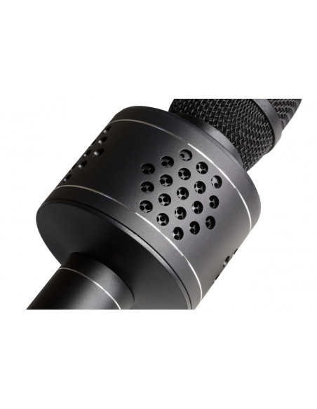 Microfono Karaoke Bluetooth con TWS per Cantare in Duetto Nero