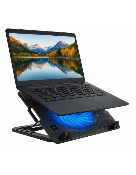 Supporto per notebook fino a 17.3'' con sistema di raffreddamento