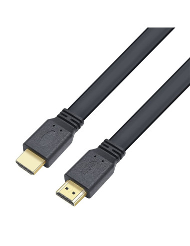 Cavo HDMI 2.0 High Speed con Ethernet A/A M/M Piatto 0