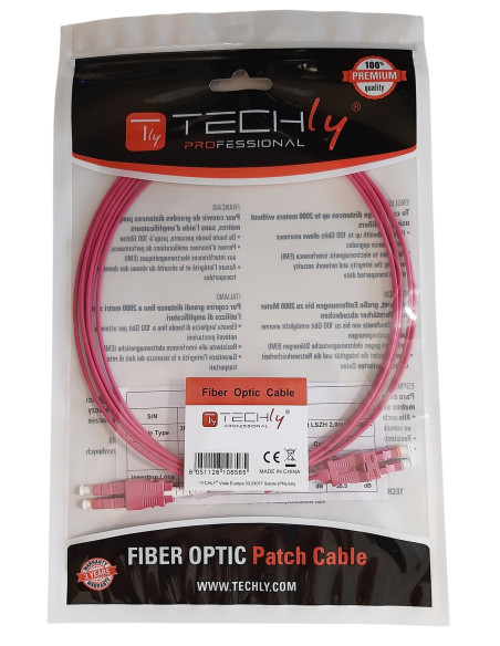 Cavo Fibra Ottica Multimodale Uniboot HD OM4 LC/LC 50/125 2 m
